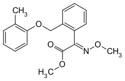Structural formula of kresoxim methyl