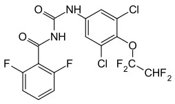 Strukturformel von Hexaflumuron