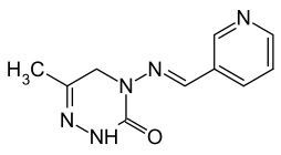 Strukturformel von Pymetrozin
